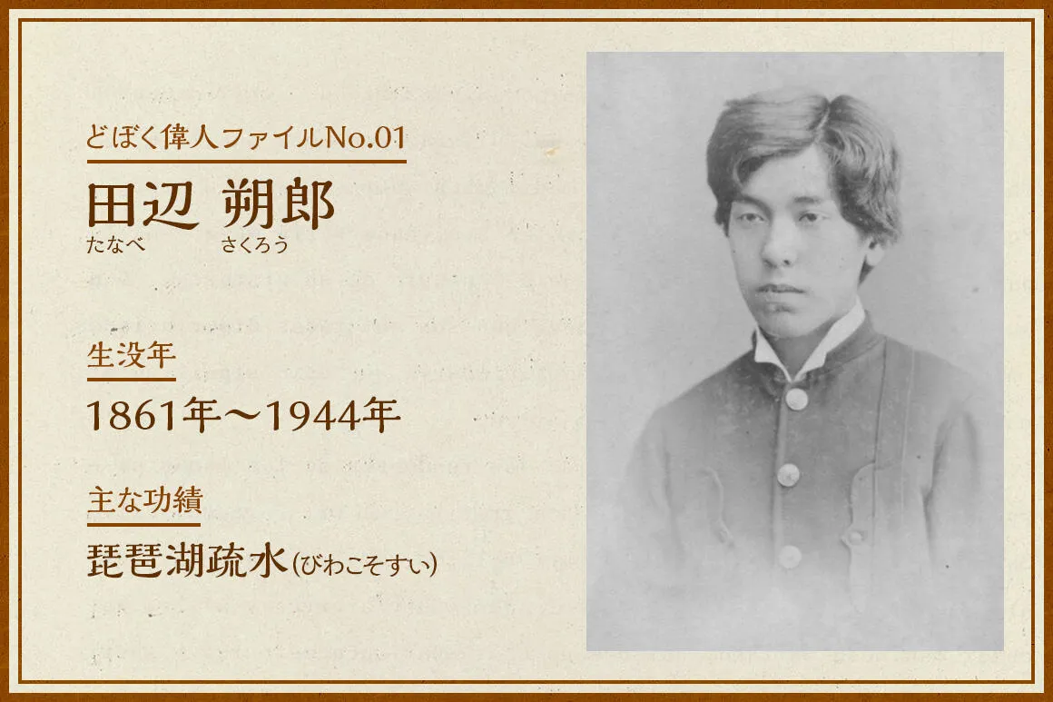 田辺朔郎｜どぼく偉人ファイルNo.01