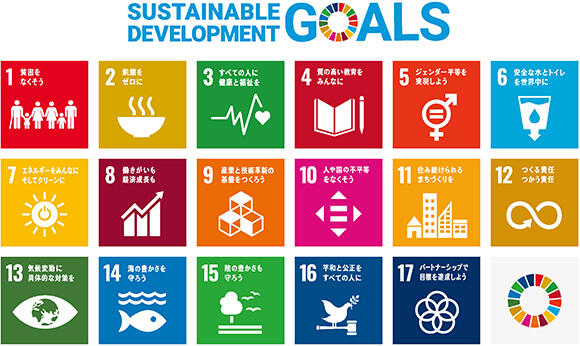 SDGs「持続可能な開発目標」の17のゴール