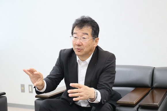 櫻川ポンプ製作所の水谷文和取締役社長