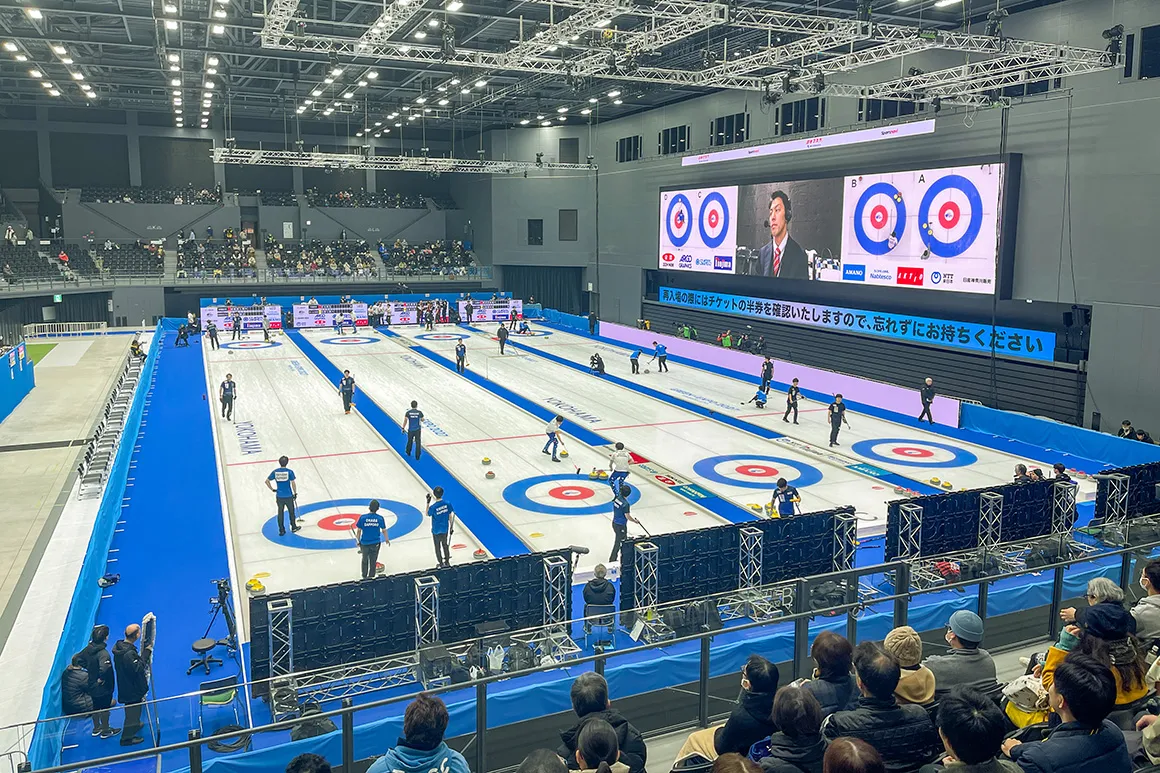 日本カーリング選手権大会 横浜2025　会場設営や電源供給など、環境整備を担うアクティオの取り組み